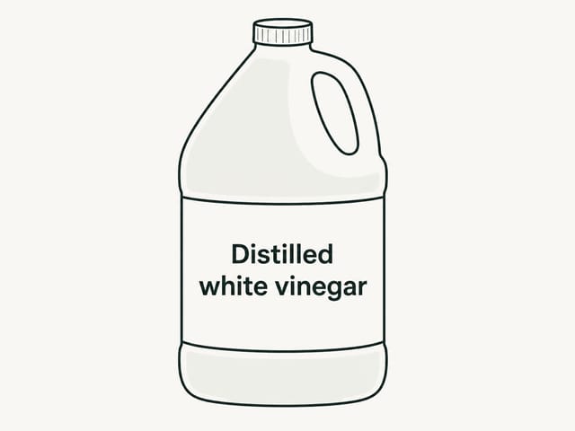 Line illustration of a vinegar jug