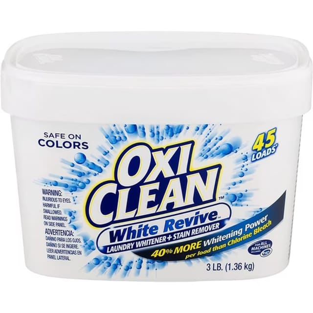 白底背景下的 OxiClean Versatile Stain Remover Powder 正面商品图