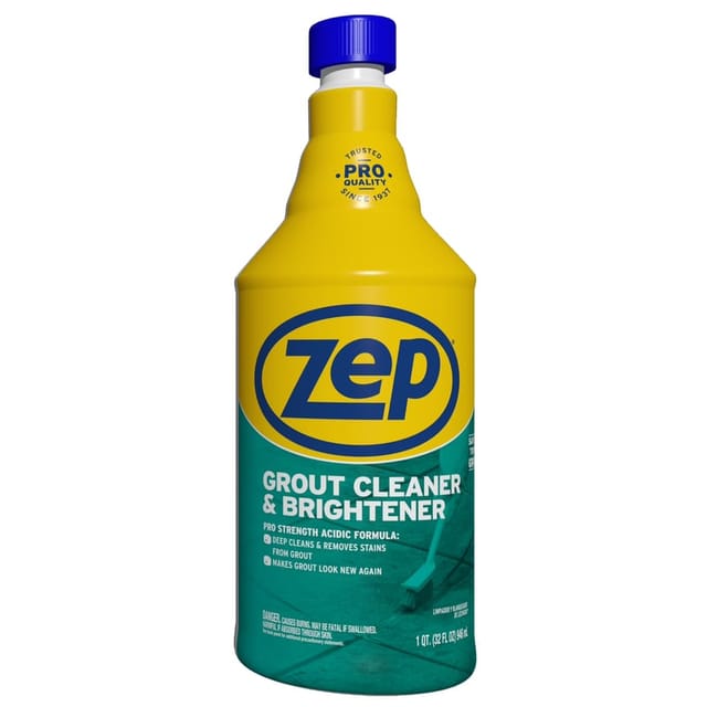 Zep Grout Cleaner and Brightener packshot on a clean white background