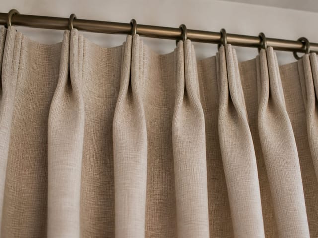 Close-up of hanging curtains