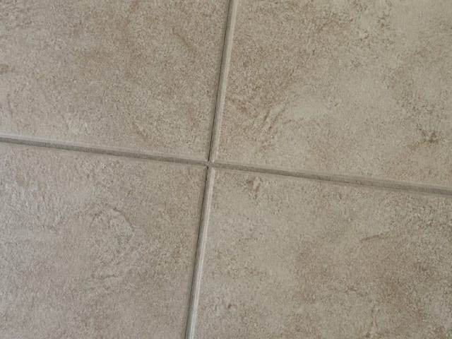 Close-up of ceramic floor tiles