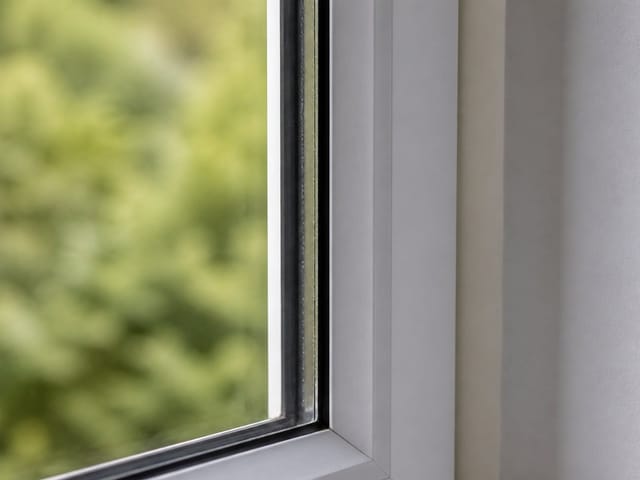 Close-up of a window pane
