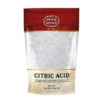 Spicy World 100% Pure Food Grade Citric Acid packshot on a clean white background