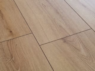 Close-up of laminate floor planks