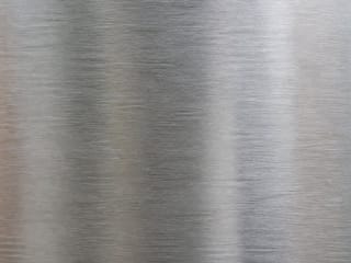 Close-up of brushed stainless steel